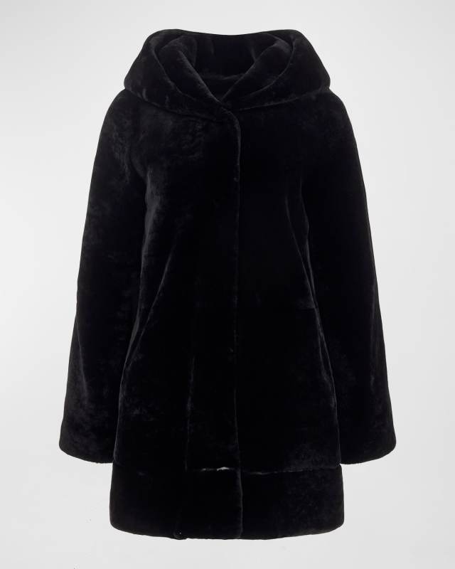 Reversible Lamb Shearling Parka Jacket
